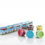 Chanak Clay Dough Creation with 6 Colourful Clay & Sculpting Figures (100gm X 5pcs)