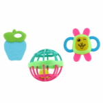 Chanak's Kinder Rattle for New Born Babies, Infants, Toddlers (3 PCS)