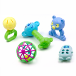 Chanak's Kinder Rattle for New Born Babies, Infants, Toddlers (5 PCS)