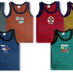 Cucumber Baby Girl's Boys Graphic Printed Cotton Regular Fit Camisole Slips (Multicolored) (Multicolor, 6-9 Months)