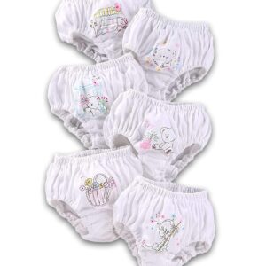 CUCUMBER Panty for Baby Boys and Baby Girls Pure Cotton Fabric Printed Panty/Briefs/Underwear(Pack of 6)