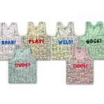 CUCUMBER Vest for Baby Boys & Baby Girls Pure Cotton (Multicolor) (Pack of 6)