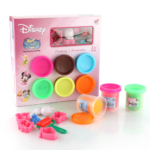 Disney Creative Clay Dough Creation with 6 Colourful Clay & Sculpting Figures (50gm X 6pcs)