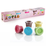 Disney Creative Dough Clay Creation with 6 Colourful Clay & Sculpting Figures (100gm X 5pcs)