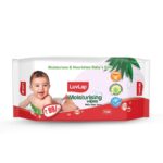 LUVLAP Moisturizing Wipes Aloe Vera And Vitamin-E 72pcs