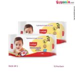 LUVLAP Moisturizing Wipes Jojoba Oil & Vitamin-E - 2Pack - 72pcs each