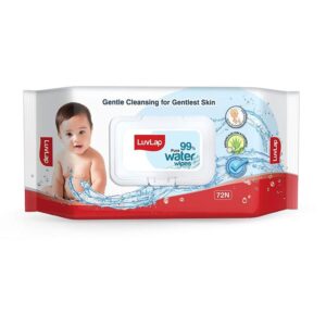 LUVLAP Water Wipes Aloe vera and Chamomile - 72pcs each