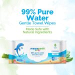 Mamaearth Baby 99% Pure Water Gentle Towel Wipes - 72 pcs