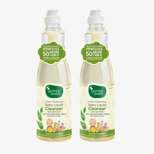 Mother Sparsh Plant Powered Baby Liquid Cleanser, (Pack of 2) - 175ml each