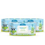 Organic Bamboo Based Baby Wipes - Pack of 3 (72x3)