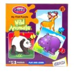 Skoodle My First Puzzle Wild Animals for 3+ Years Kids