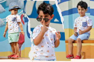 TEDDY BEAR ALLOVER T-SHIRT & PANT (KF-647)