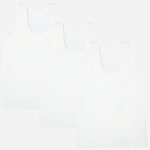 Bodycare Boys Vest Round Neck Sleeveless Solid Pack Of 3