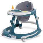 Mee Mee 3 in 1 Baby Walker Rocker and Push Walker For 6-18 Months Baby | 3 Level Adjustable Height, With Detachable Musical Toy Bar & Light | Parental Push Handle, Anti-Rollover...