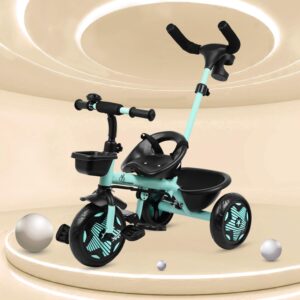 R for Rabbit Tiny Toes R20 Ace Tricycle for Kids with Parental Control, Premium EVA Wheels, Seat Belt & Bell and Storage Basket | Baby Trike Cycle for 2 to 5 Year, Upto 25 Kg...