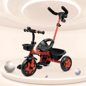R for Rabbit Tiny Toes R20 Ace Tricycle for Kids with Parental Control, Premium EVA Wheels, Seat Belt & Bell and Storage Basket | Baby Trike Cycle for 2 to 5 Year, Upto 25 Kg...