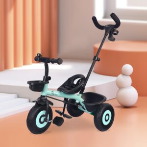 R for Rabbit Tiny Toes T20 Ace Tricycle for Kids with Adjustable Parental Control, Premium EVA Wheels, Seat Belt & Storage Basket | Baby Trike Cycle for 1.5 to 5 Year, Upto 25...