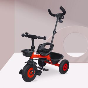 R for Rabbit Tiny Toes T20 Plus Tricycle for Kids with Rubber Wheels, Adjustable Parental Control, Seat Belt & Storage Basket | Baby Trike Cycle for 1.5 to 5 Year, Upto 25 Kg...