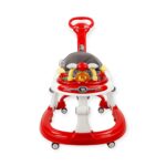 Steelbird Baby Walker With Parental Handle-Red