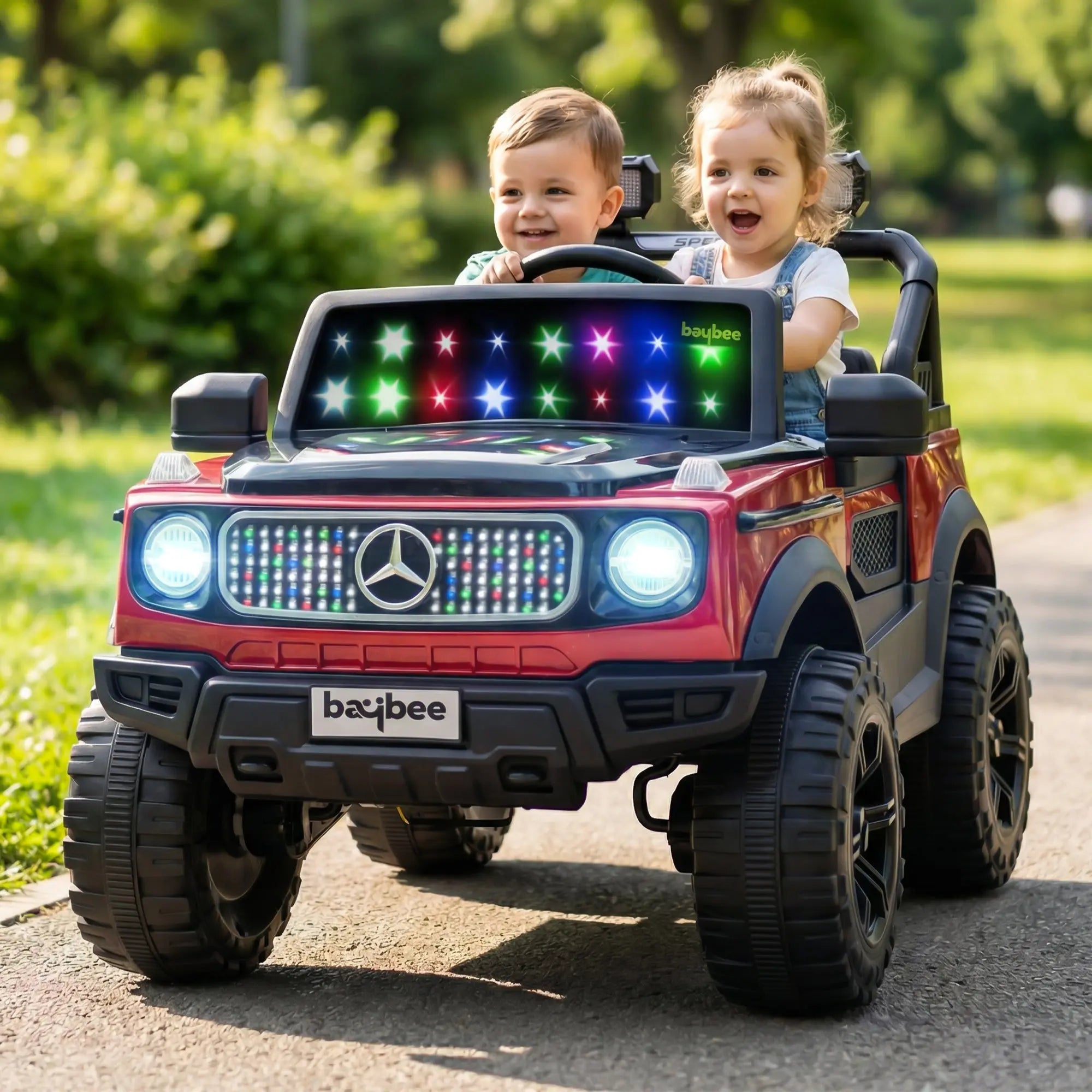 Baybee Benzie Pro 4×4 Battery Operated Jeep for Kids, Ride on Toy Kid Car - Image 2
