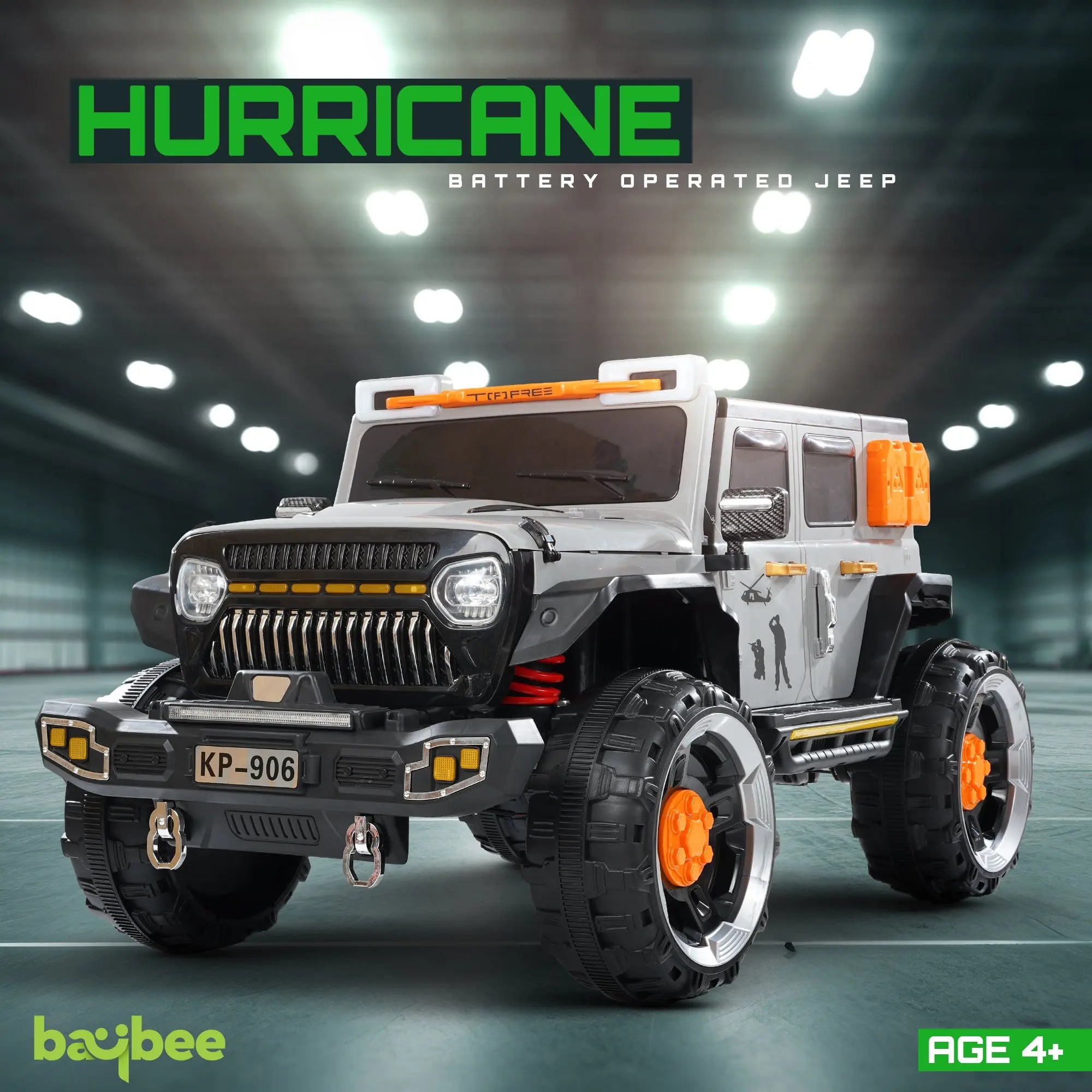 Baybee Hurricane Rechargeable Battery Operated Jeep for Kids - Image 2
