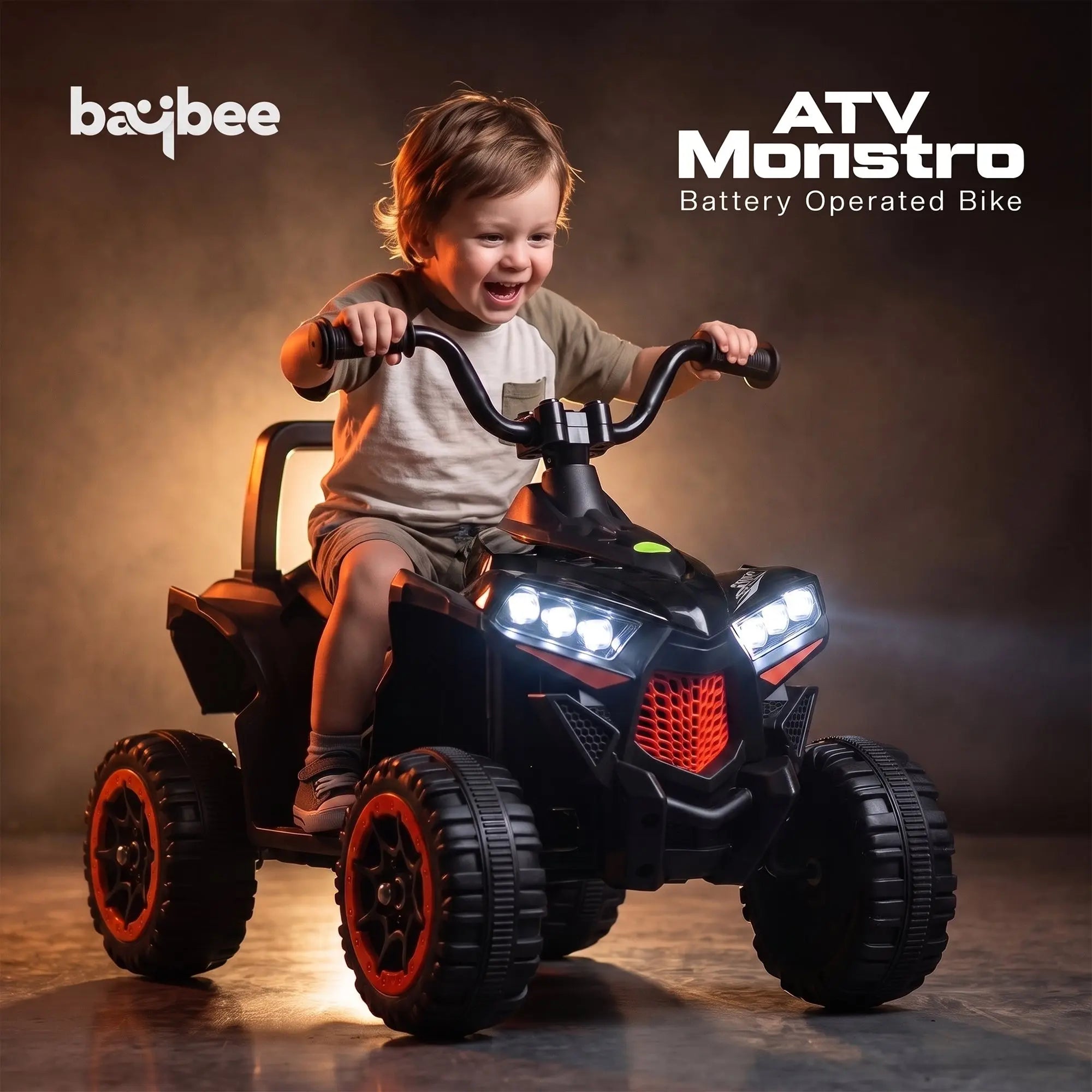 Baybee Monster ATV Rechargeable Battery Operated Electric Kids Bike - Image 3