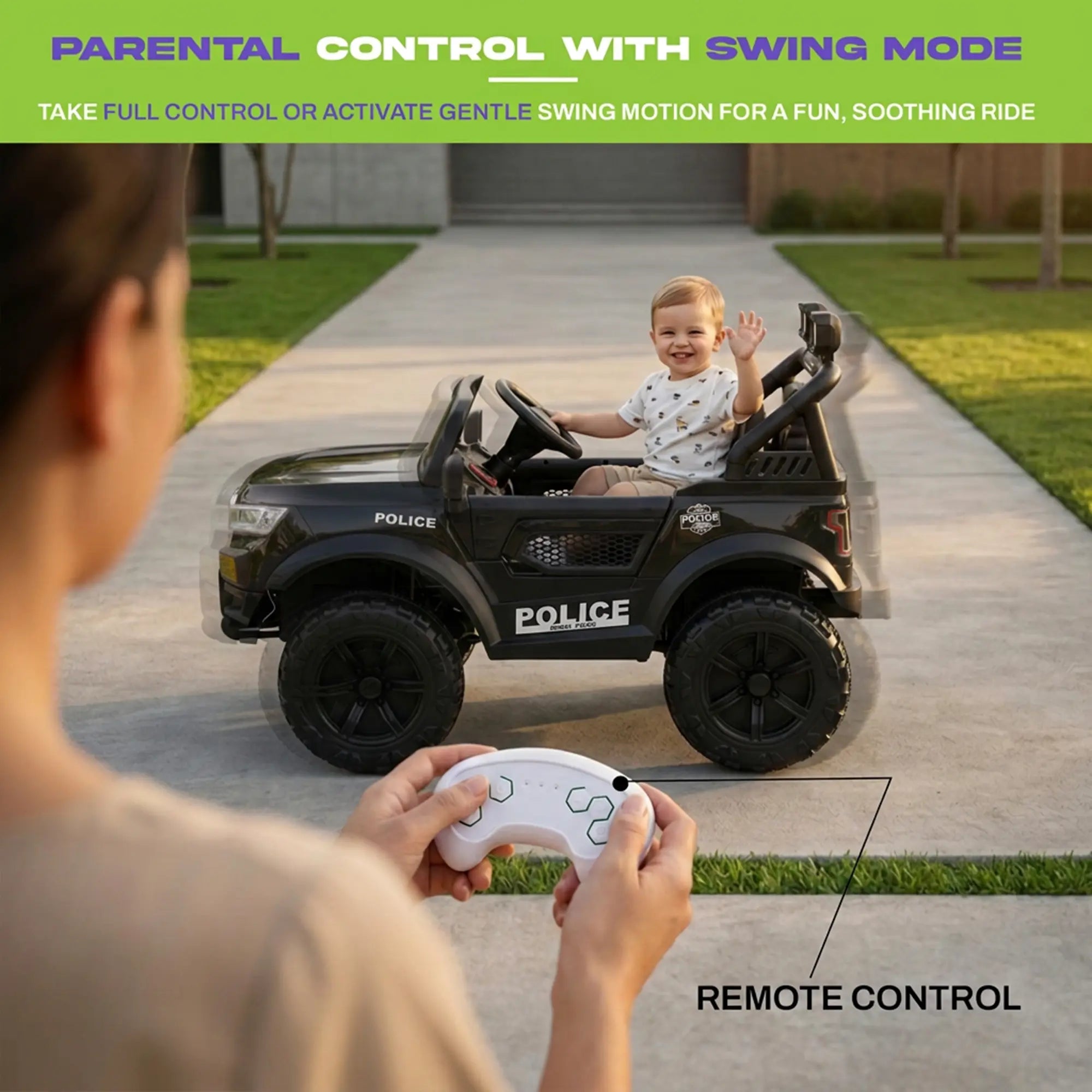 Baybee Bumpy 4×4 Battery Operated Jeep for Kids - Image 4