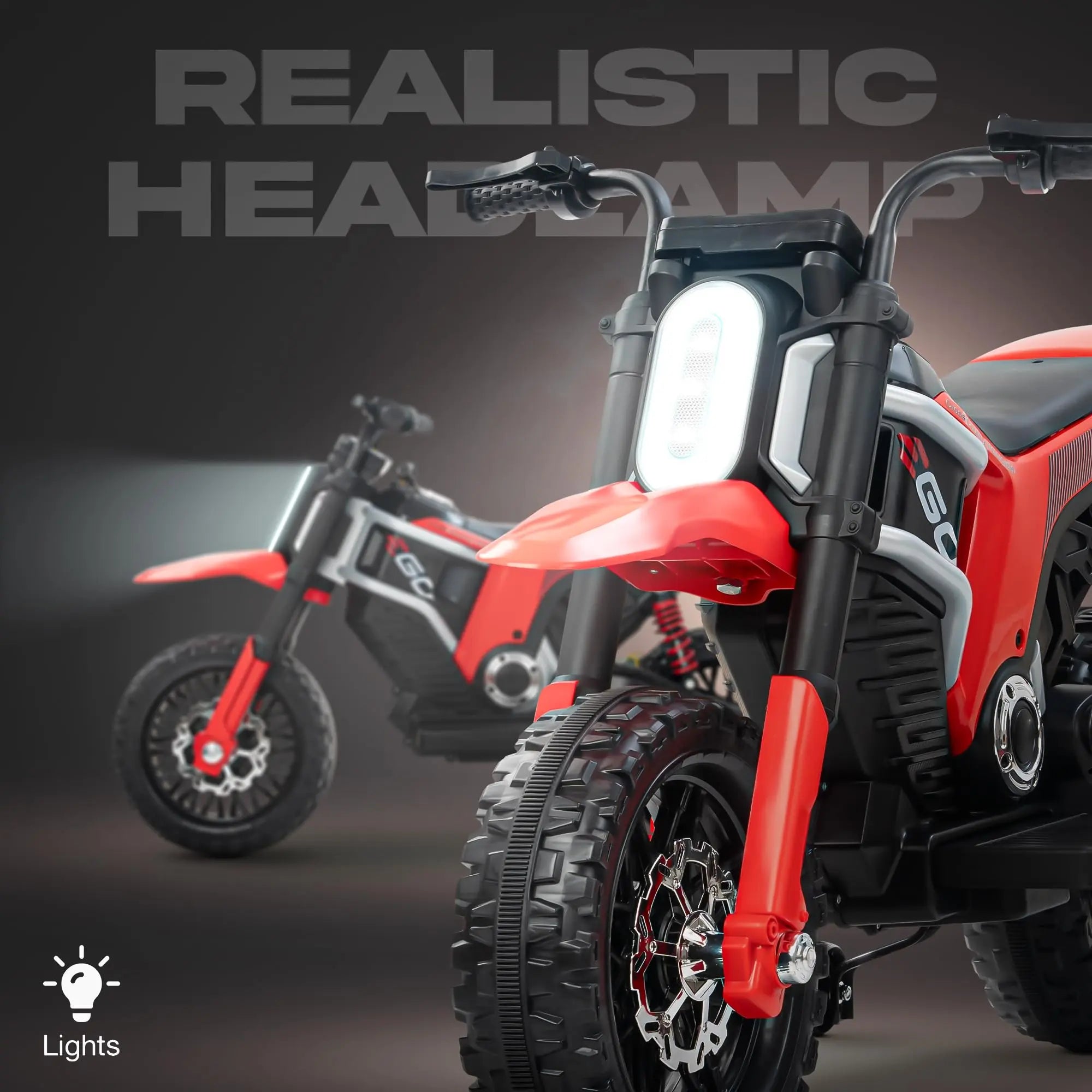 Baybee Motocross Electric Bike for Kids - Image 4