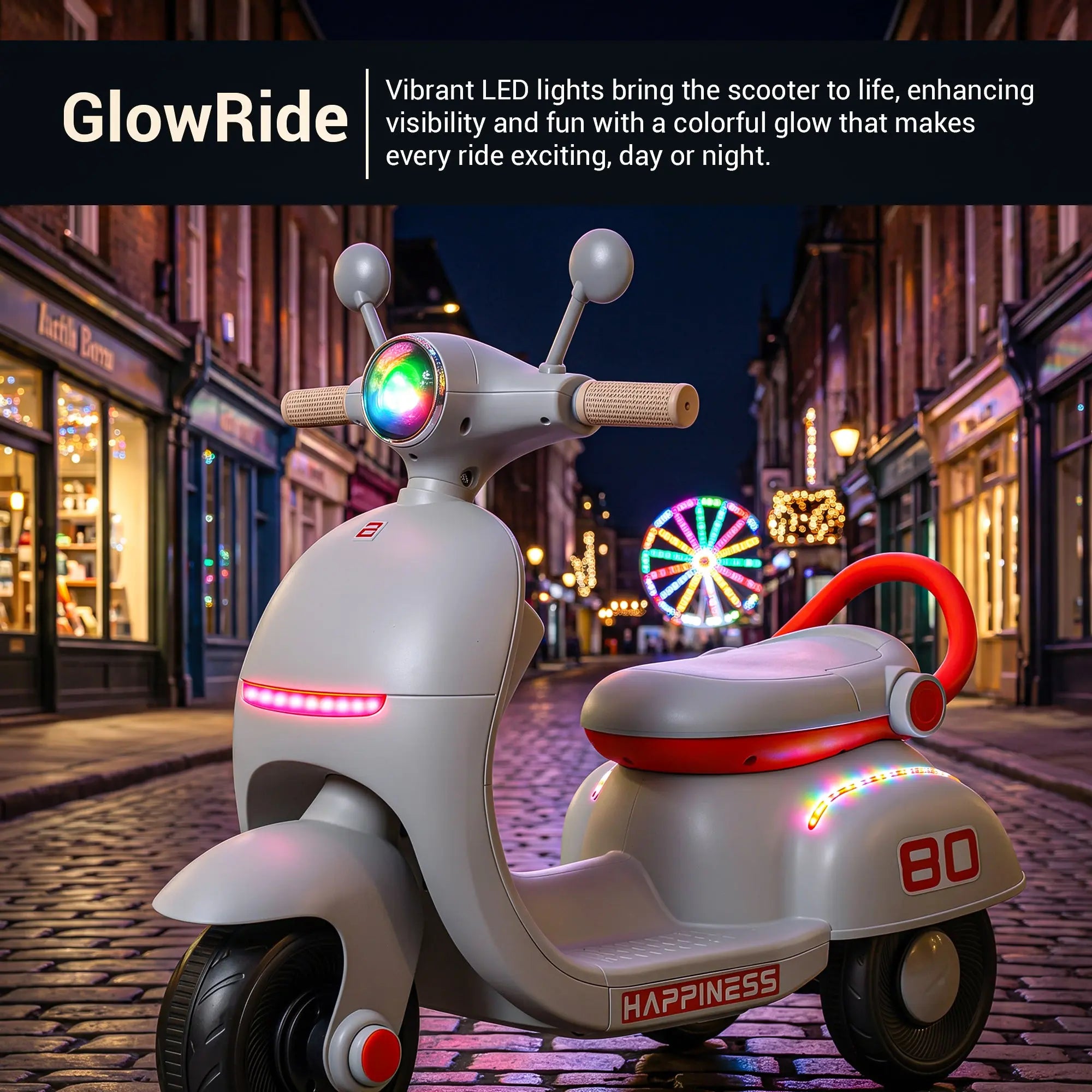 Baybee Elixo Baby Electric Scooter for Kids - Image 4