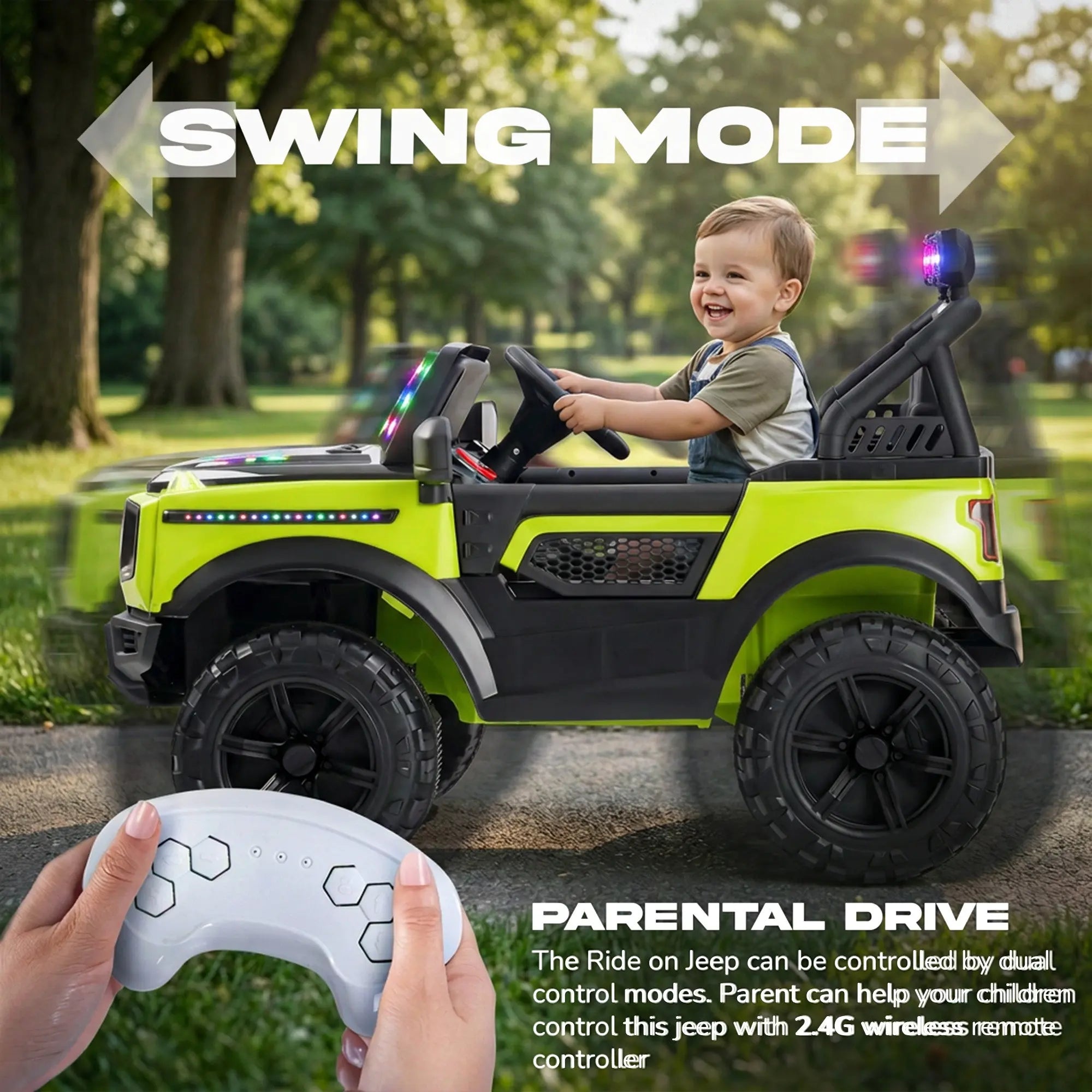 Baybee Benzie 4×4 Battery Operated Jeep for Kids, Ride on Toy Kid Car - Image 5