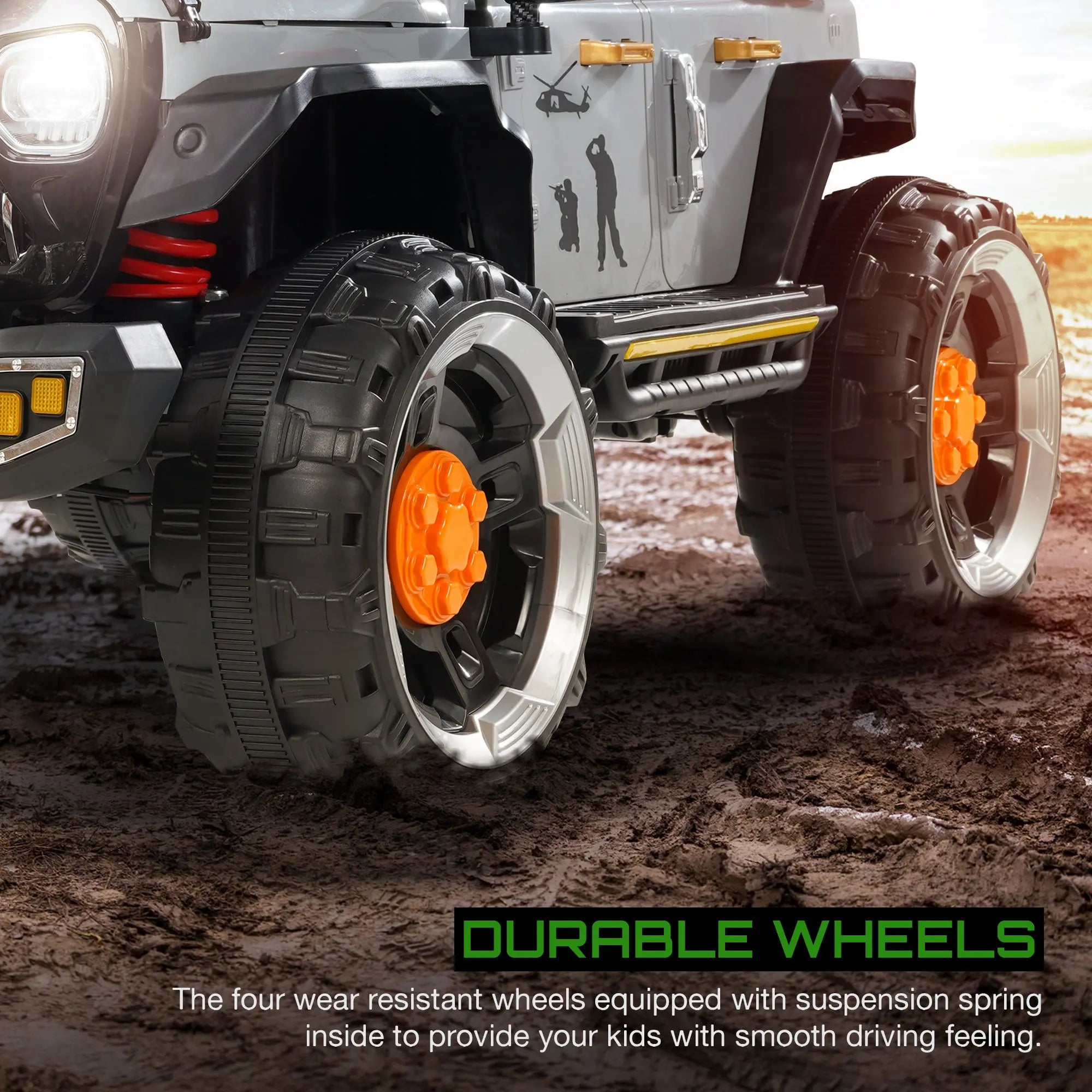 Baybee Hurricane Rechargeable Battery Operated Jeep for Kids - Image 5