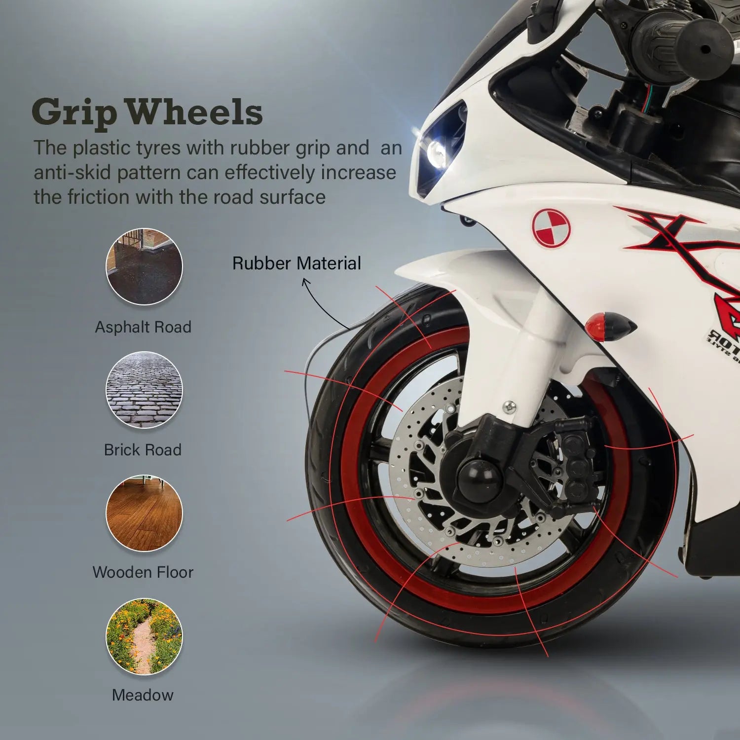 Baybee R7 Rechargeable Battery Operated Bike for Kids - Image 5