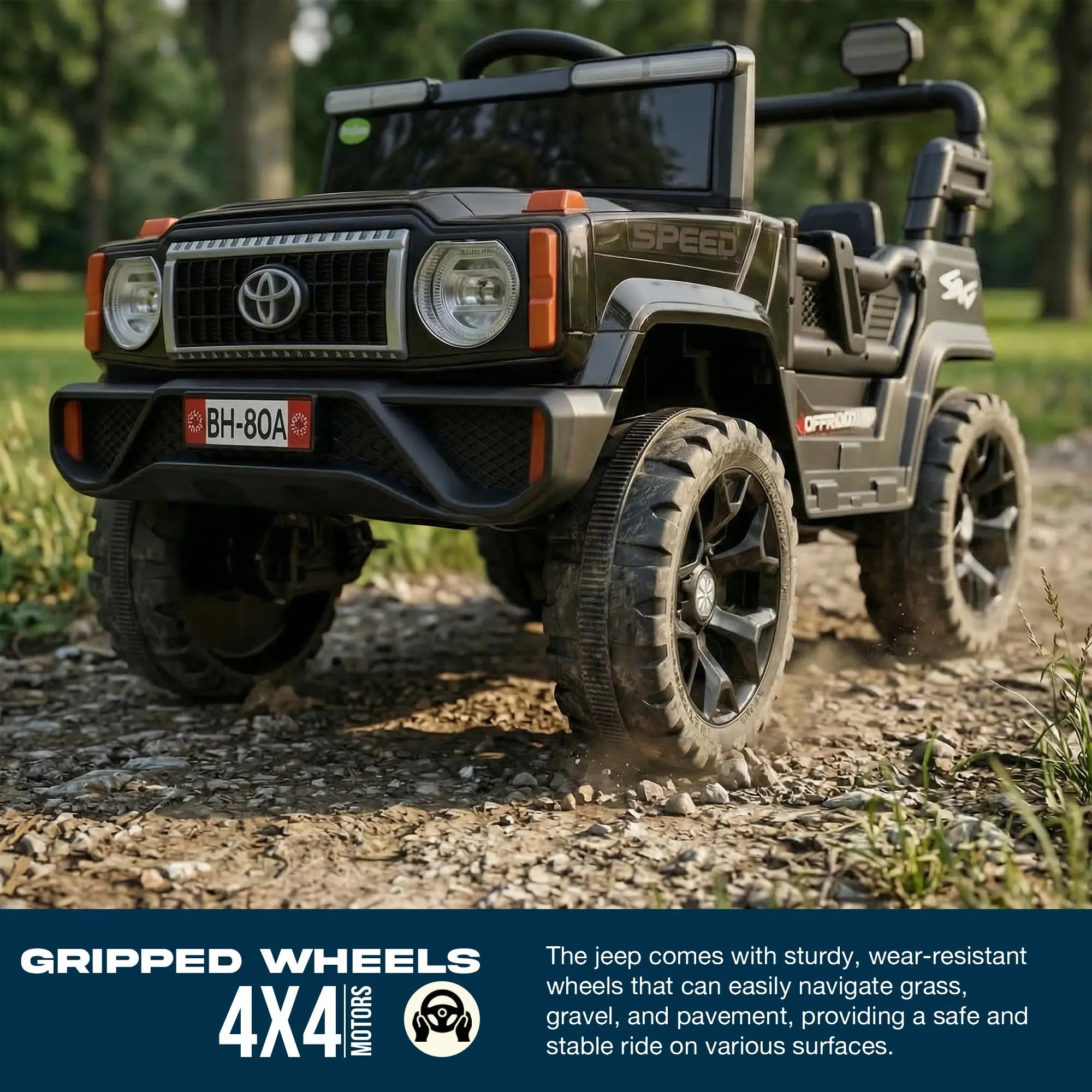 Baybee TitanX Battery Operated Jeep for Kids - Image 6