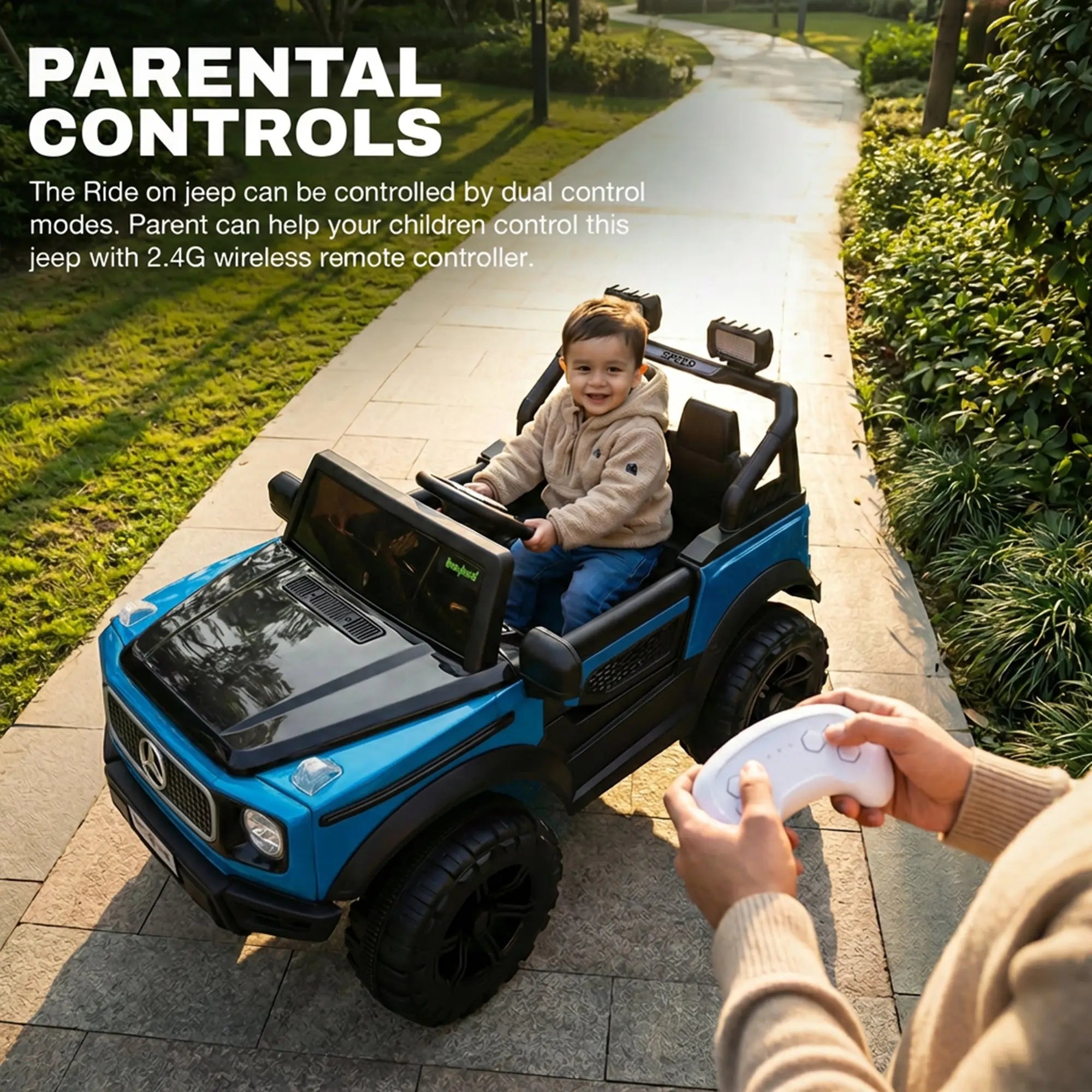 Baybee Benzie Pro 4×4 Battery Operated Jeep for Kids, Ride on Toy Kid Car - Image 6