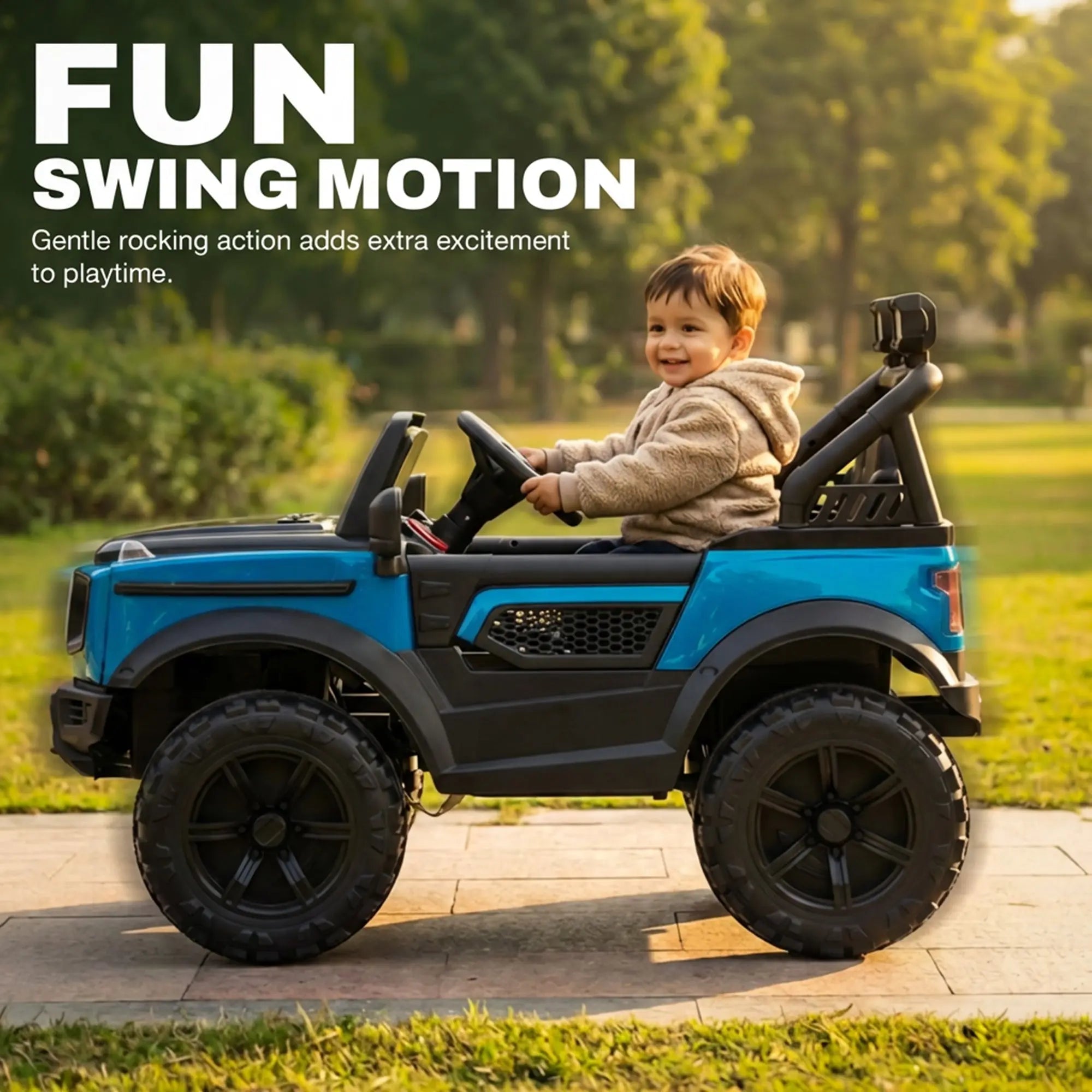 Baybee Benzie Pro 4×4 Battery Operated Jeep for Kids, Ride on Toy Kid Car - Image 7