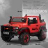 Baybee Rampage Rechargeable Battery Operated Jeep for Kids, Ride on Toy Kids Car - Thumbnail Image 7