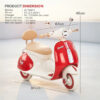 Baybee Vintage Battery Operated Bike for Kids - Thumbnail Image 7