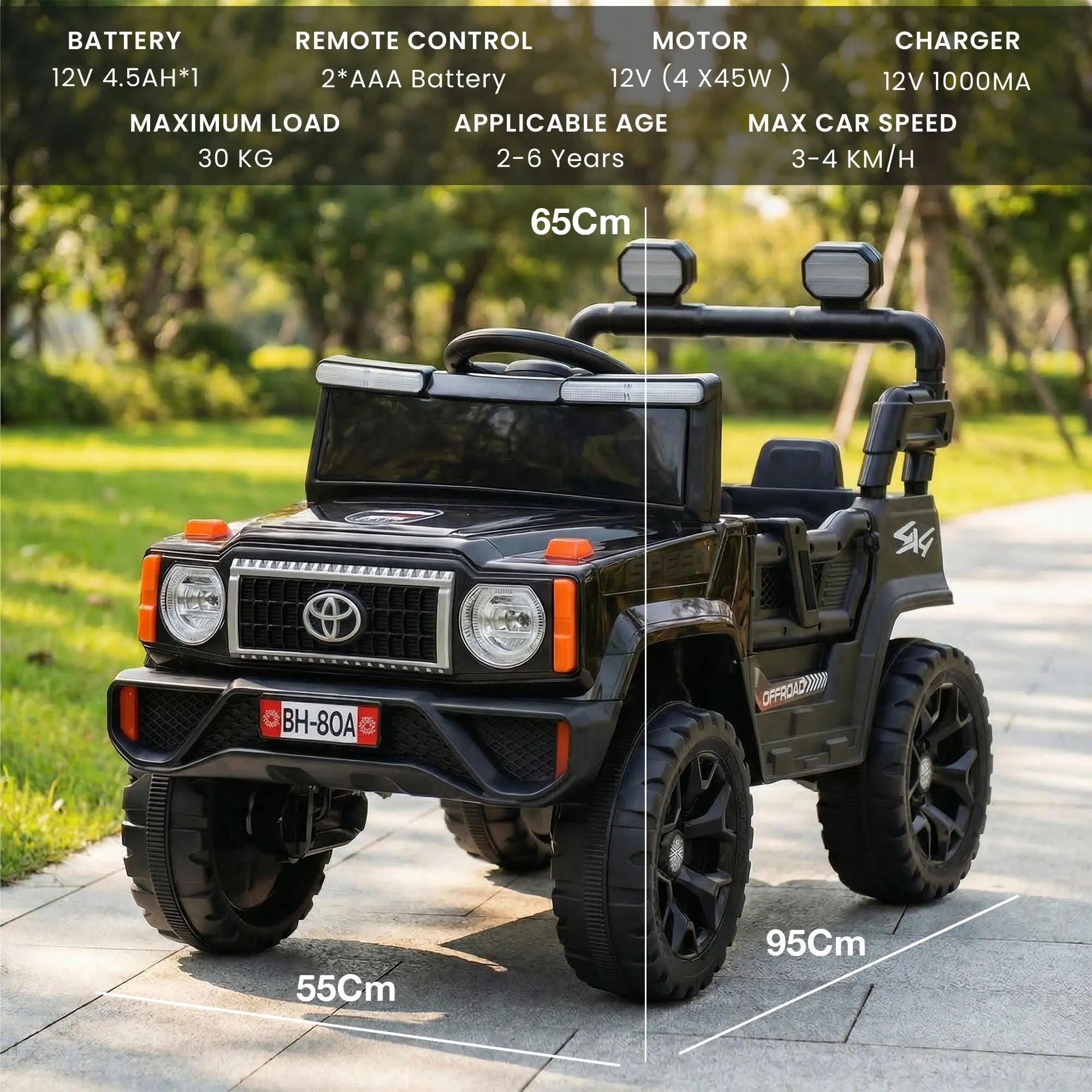 Baybee TitanX Battery Operated Jeep for Kids - Image 8