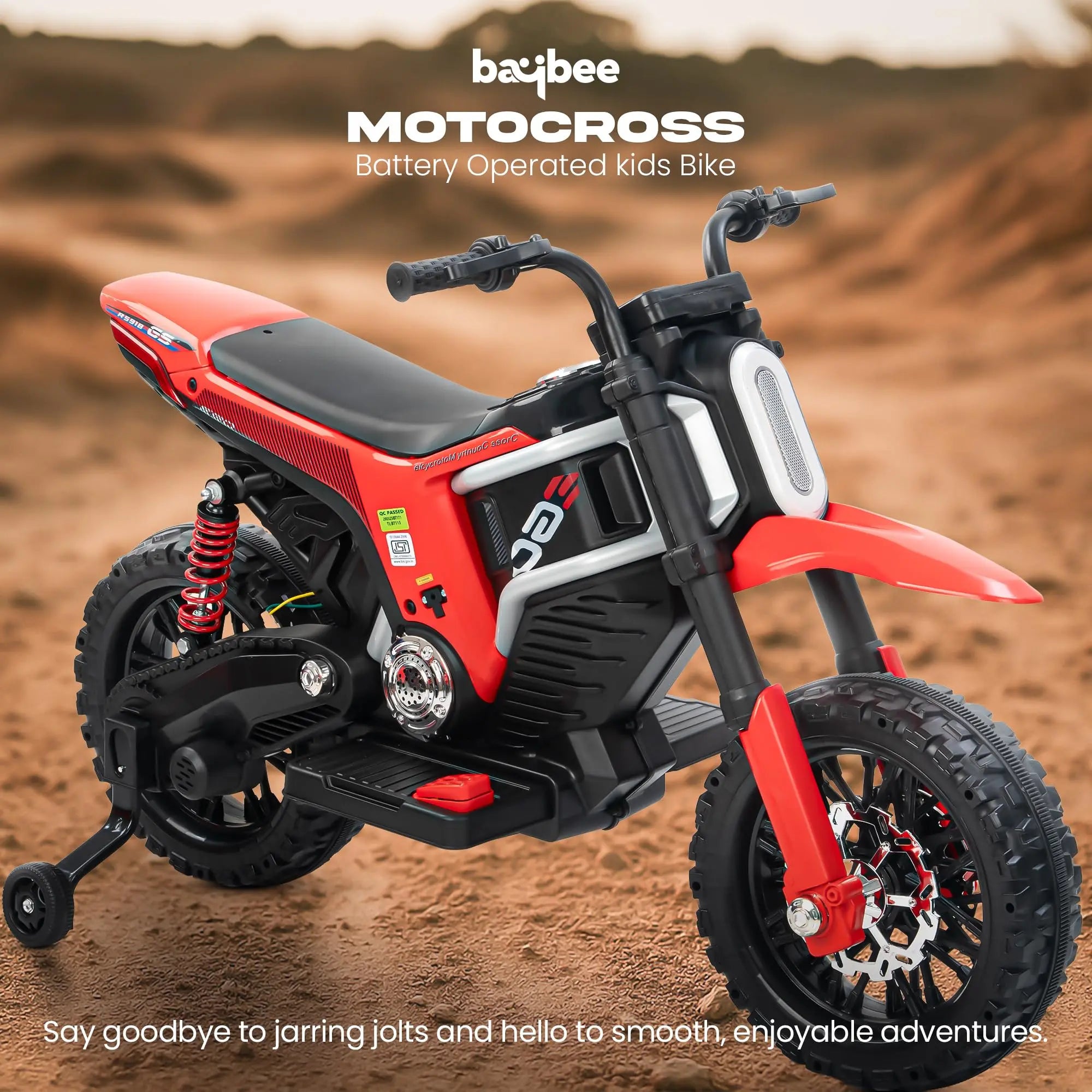 Baybee Motocross Electric Bike for Kids - Image 8