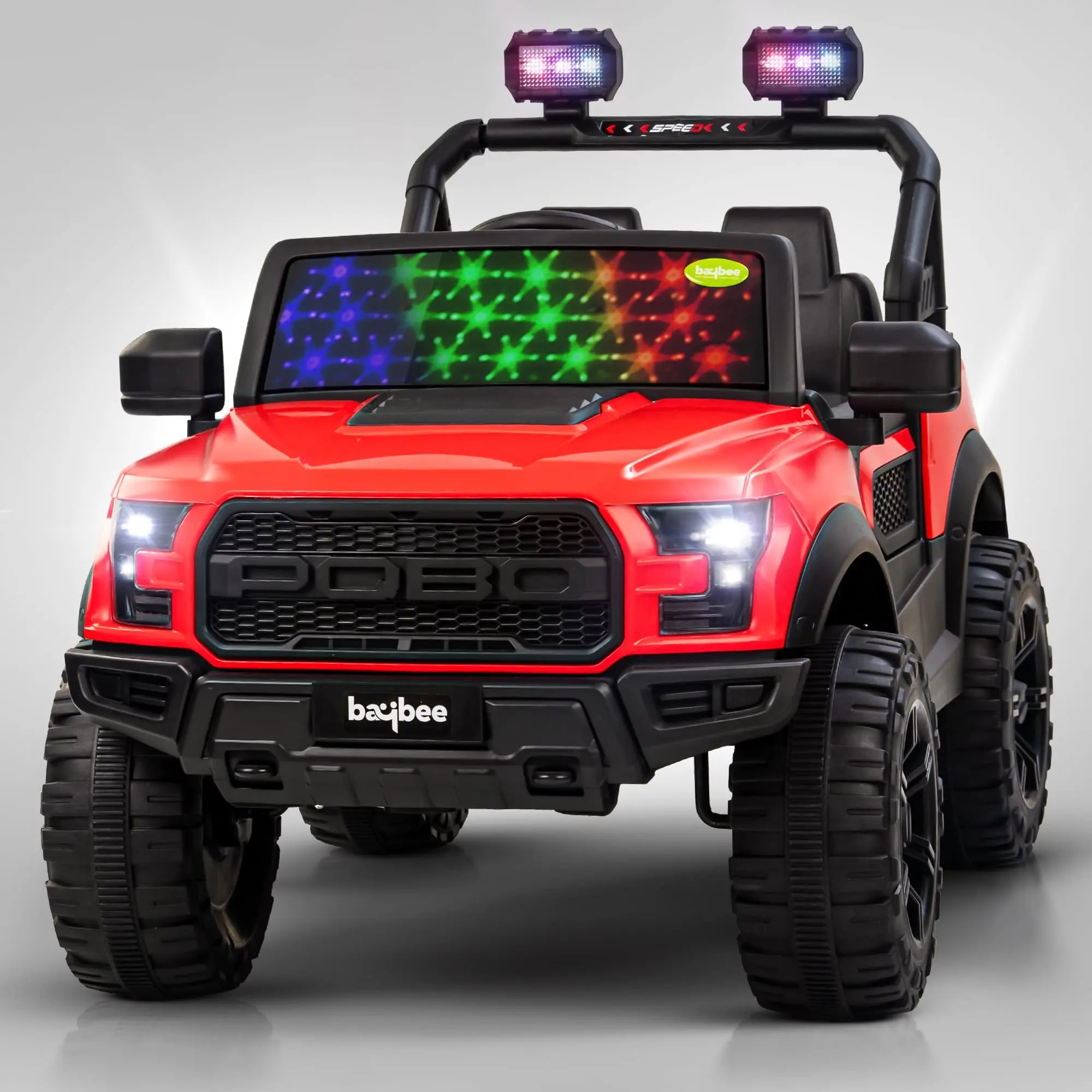 Baybee Bronco Battery Operated Jeep for Kids RGB Windshield Light & Music - Image 9
