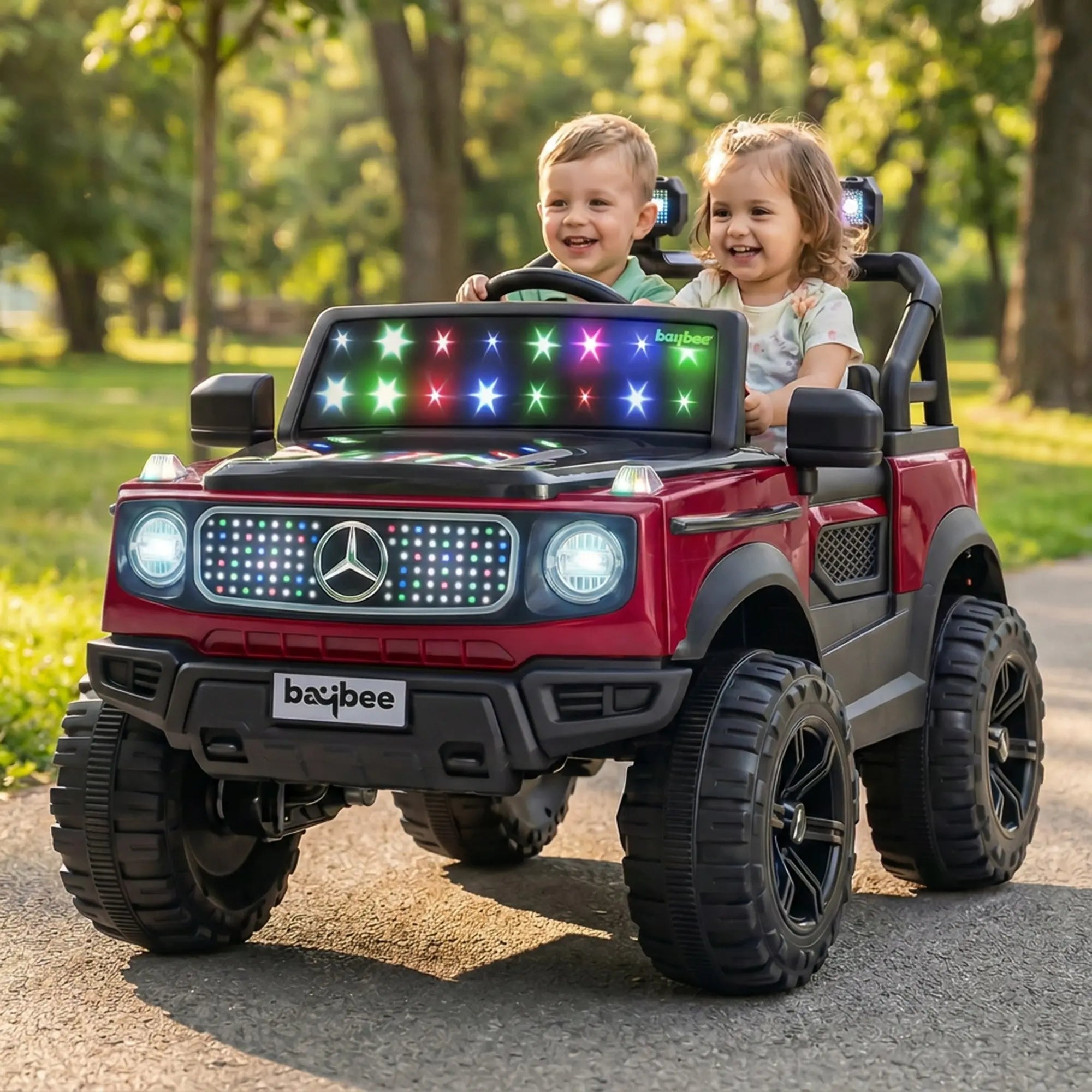 Baybee Benzie 4×4 Battery Operated Jeep for Kids, Ride on Toy Kid Car - Image 9