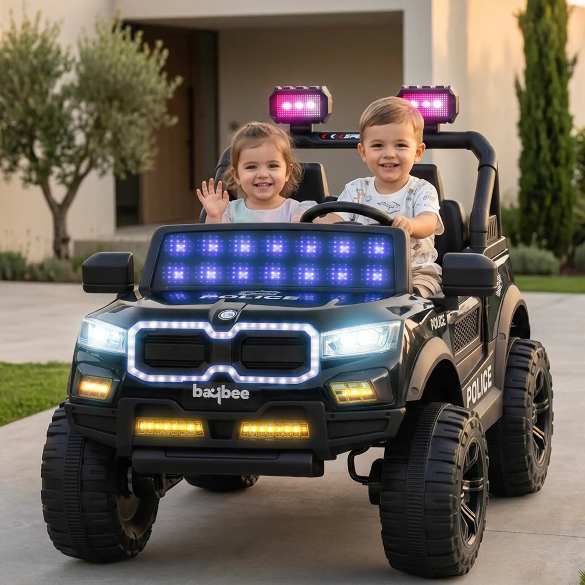 Baybee Bumpy 4×4 Battery Operated Jeep for Kids - Image 10