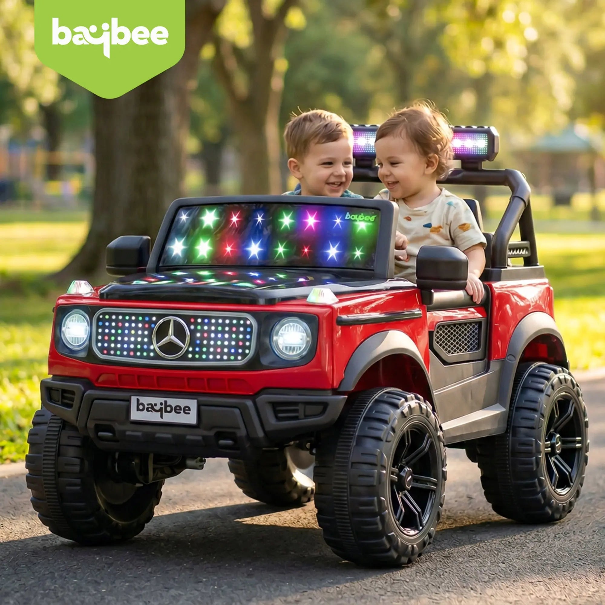Baybee Benzie 4×4 Battery Operated Jeep for Kids, Ride on Toy Kid Car - Image 10