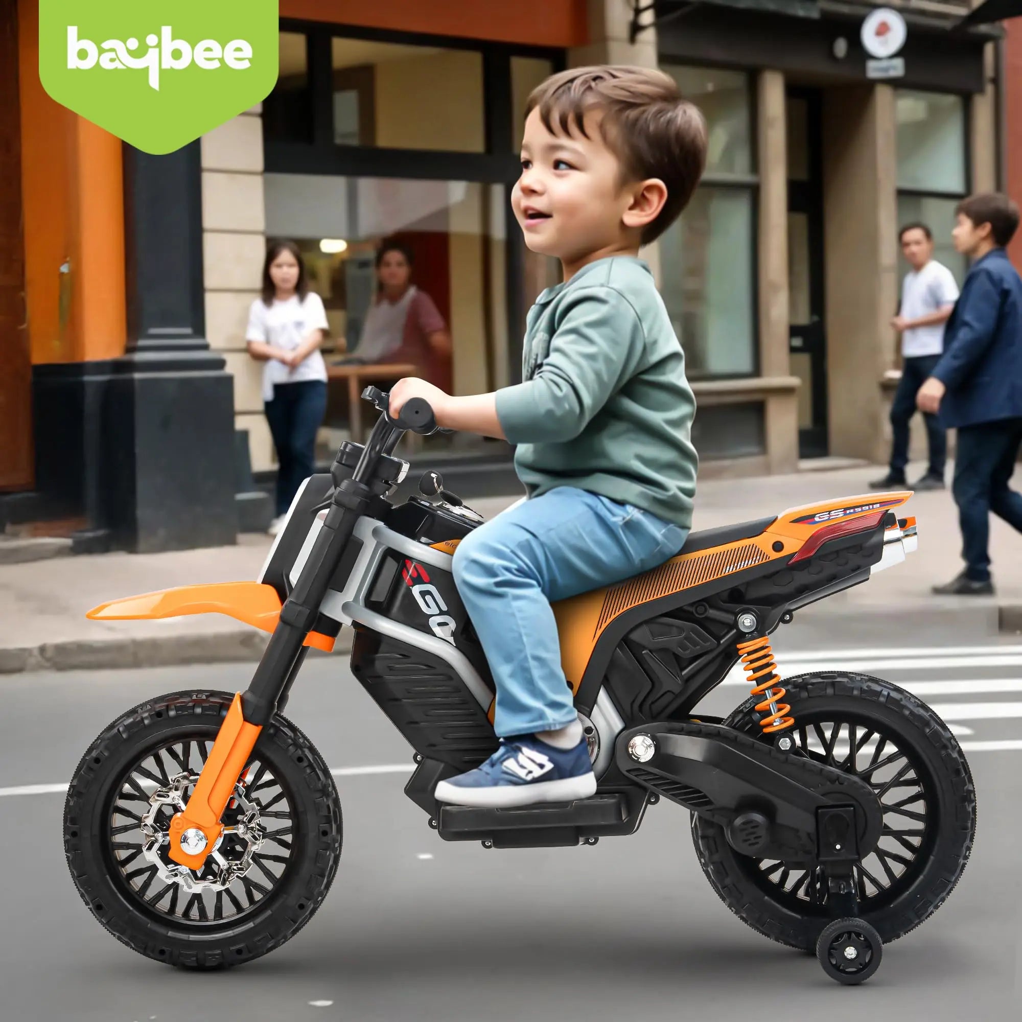 Baybee Motocross Electric Bike for Kids - Image 10