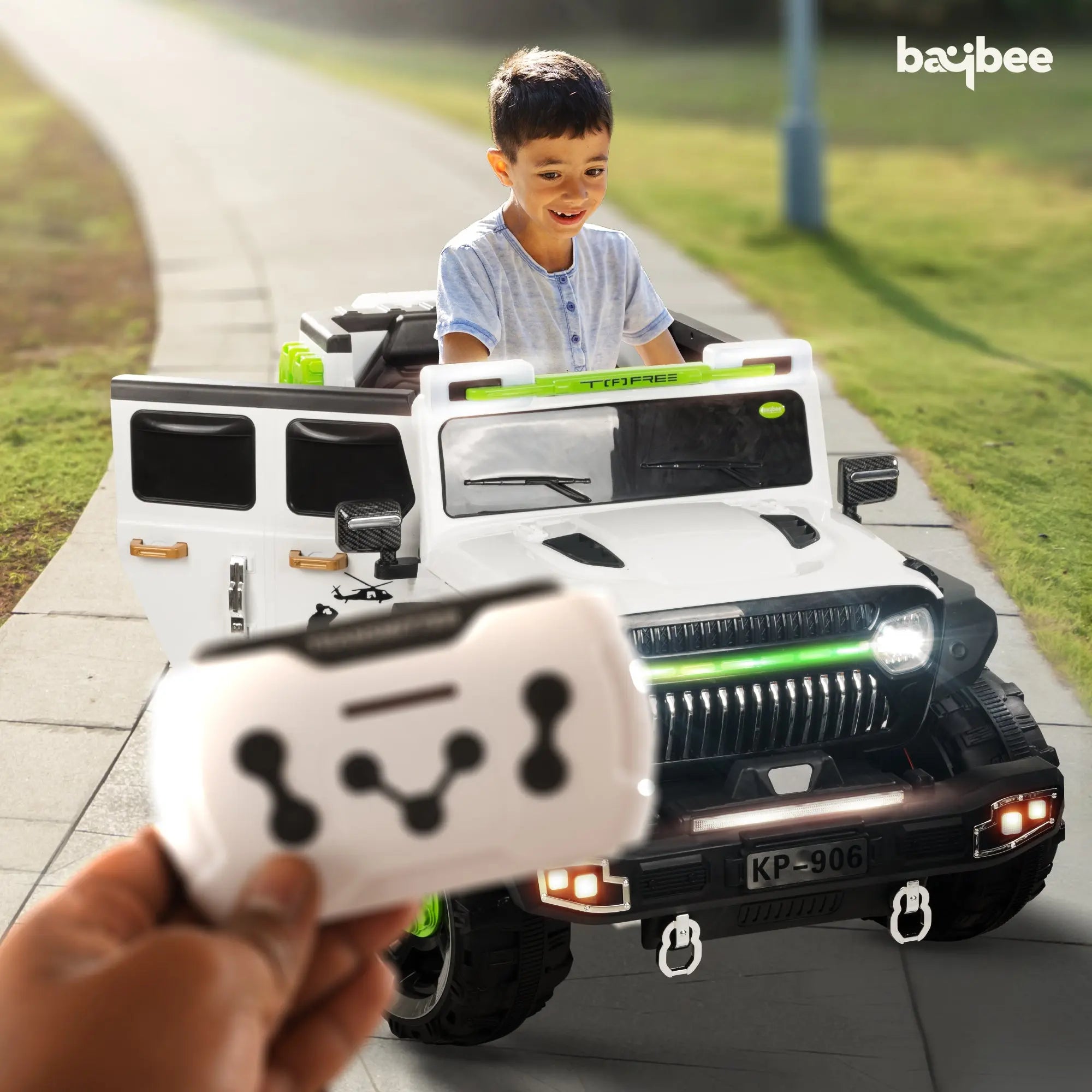 Baybee Hurricane Rechargeable Battery Operated Jeep for Kids - Image 11