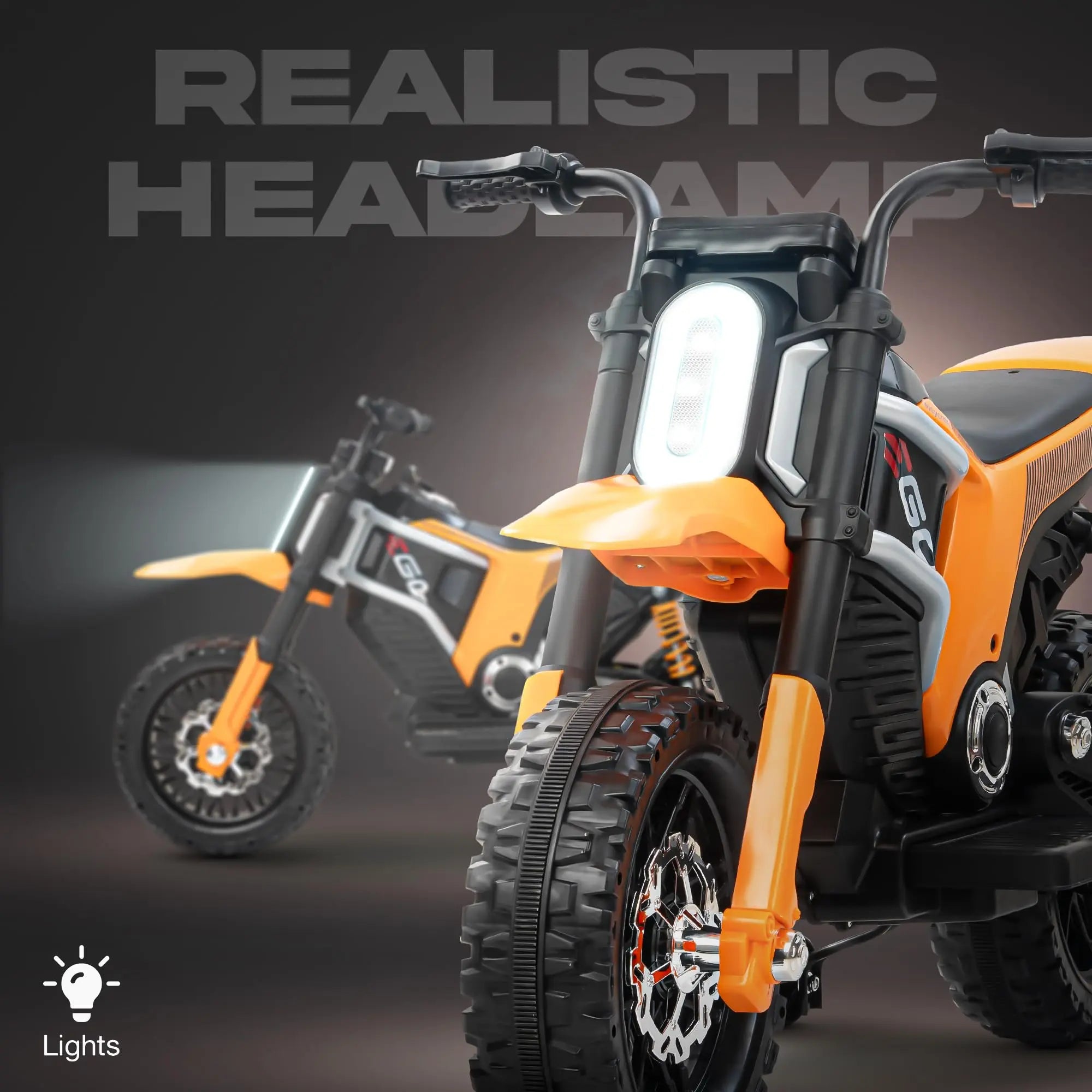 Baybee Motocross Electric Bike for Kids - Image 12
