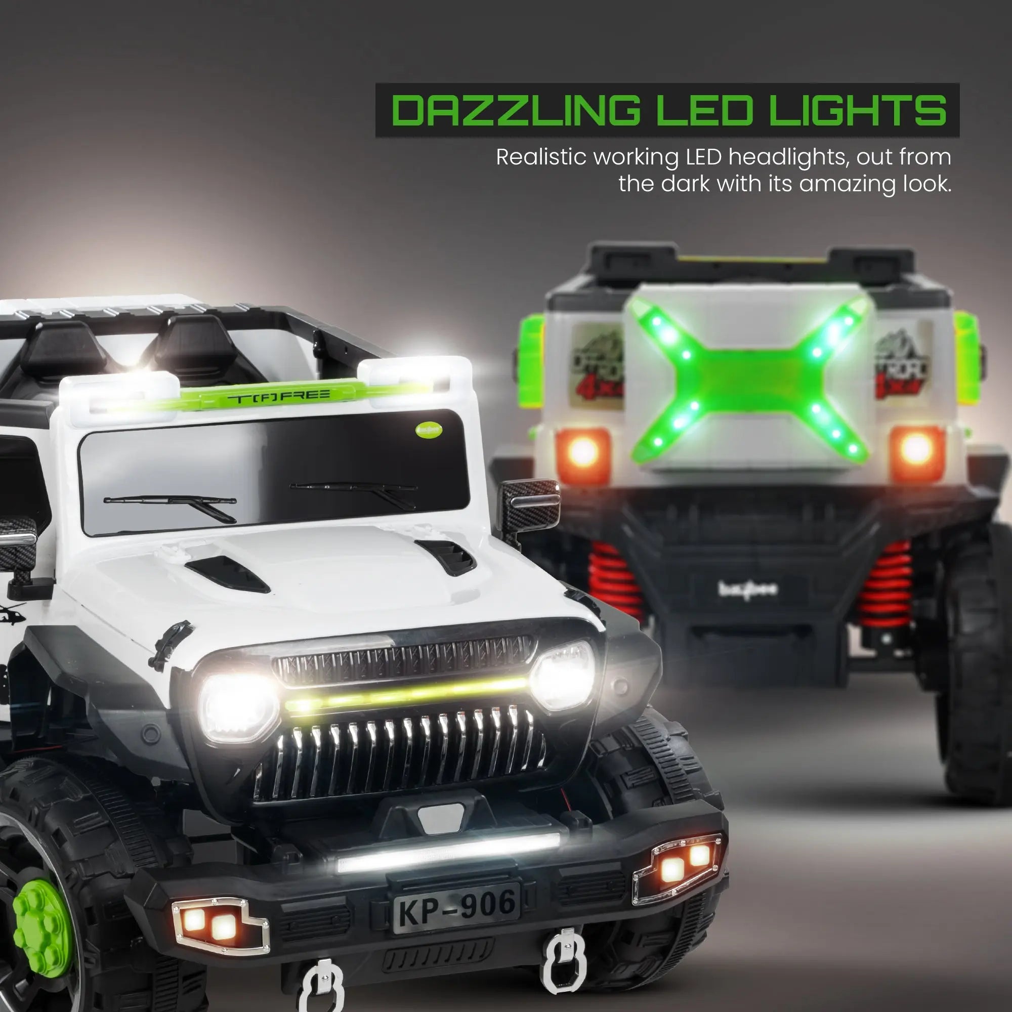 Baybee Hurricane Rechargeable Battery Operated Jeep for Kids - Image 12