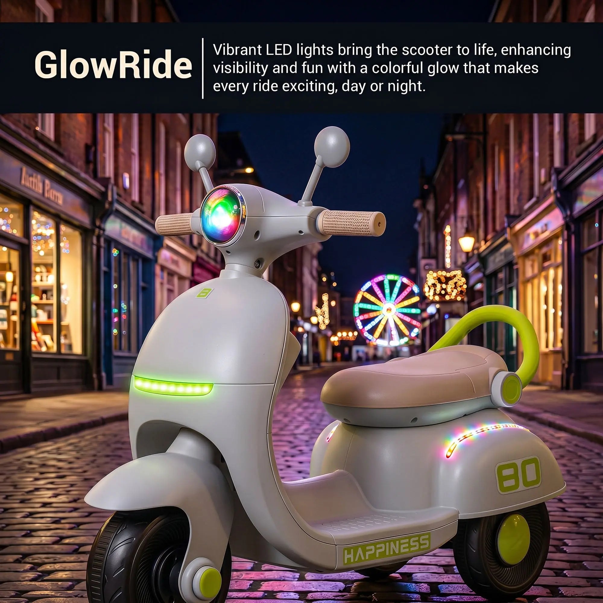 Baybee Elixo Baby Electric Scooter for Kids - Image 12