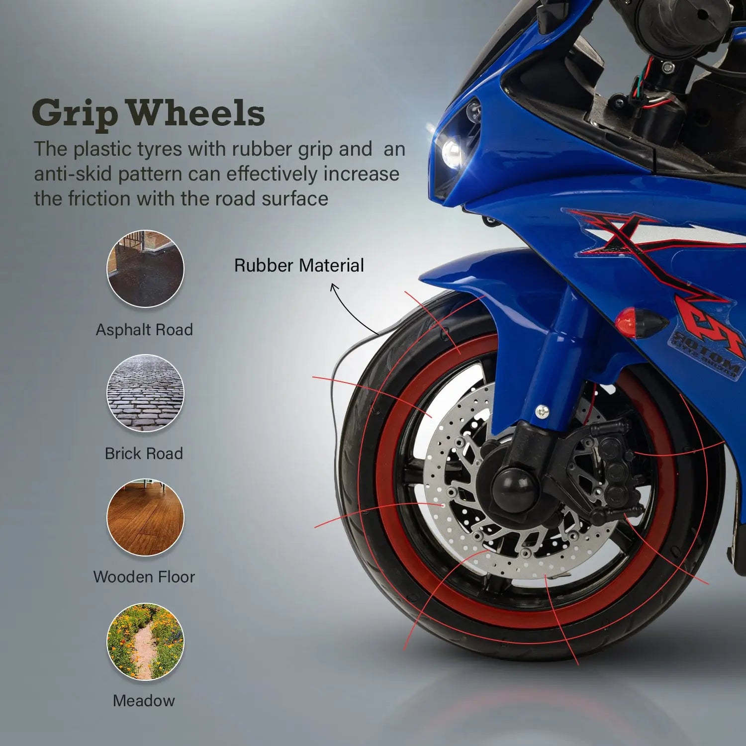 Baybee R7 Rechargeable Battery Operated Bike for Kids - Image 12