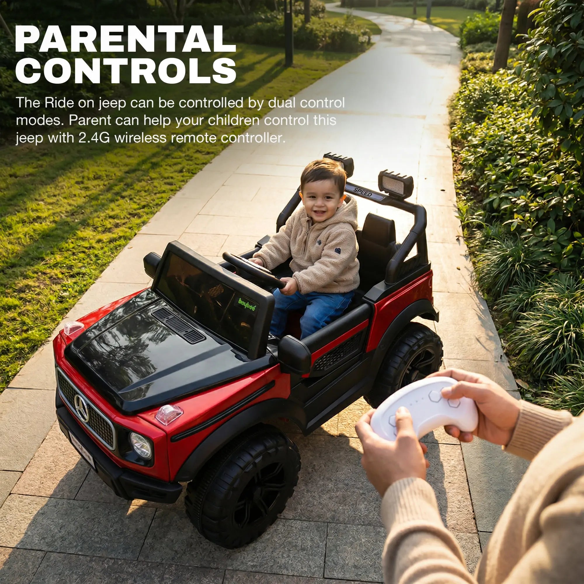 Baybee Benzie Pro 4×4 Battery Operated Jeep for Kids, Ride on Toy Kid Car - Image 13